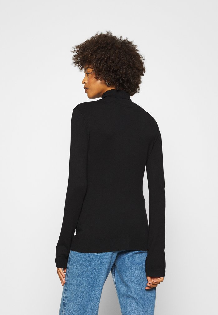 Pulls Anna Field BASIC TURTLE NECK Noir Femme | XWZ-8416428